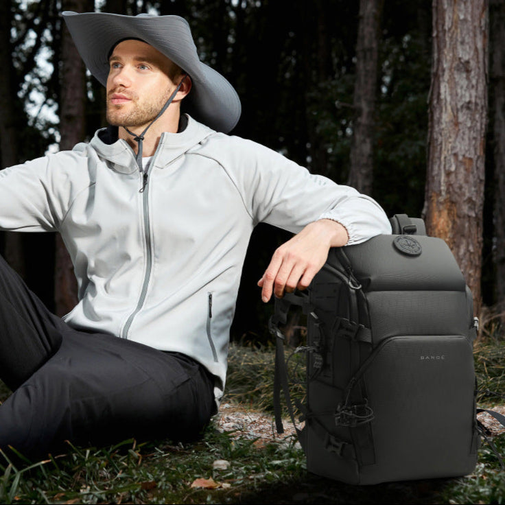 BANGE Outdoor Adventure Backpack Multifunctional Hiking Cycling Backpack Large Capacity Wearable Travel Travel Backpack