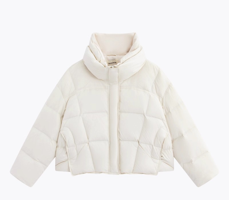 Noire Damen Winter Commuter Vielseitige Stehkragen