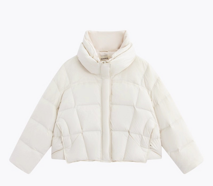 Noire Damen Winter Commuter Vielseitige Stehkragen