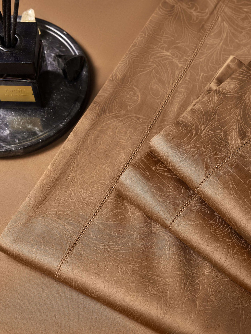 Dimensions – Cotton Toffee Jacquard Four-Piece Set