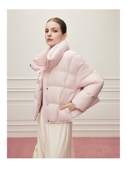 Noire Damen Winter Commuter Vielseitige Stehkragen