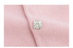 Noire Nieten Perlen Diamant Rosa Wolle Strickpullover
