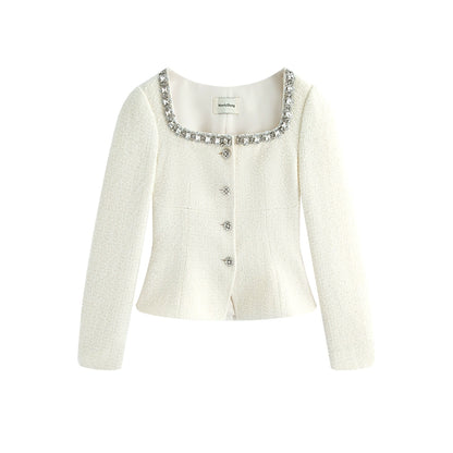 ÉCLAT D’IVOIRE – TWEED-ENSEMBLE MIT PERLENDETAILS