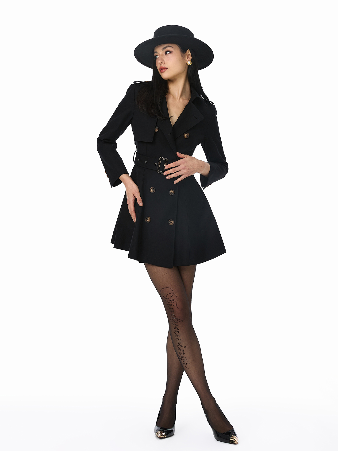 British Drama Trench Coat