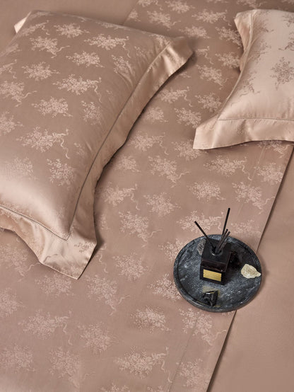 Jacquard perforierte vierteiliges Set