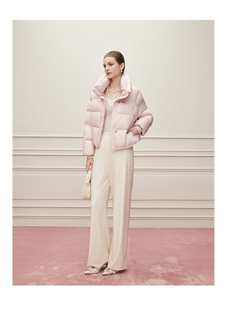 Noire Damen Winter Commuter Vielseitige Stehkragen