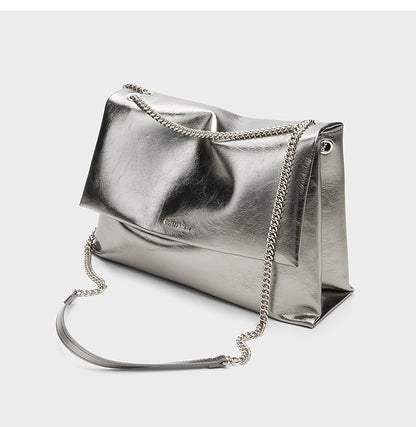 Lumière Métallique – Chain Shoulder Bag