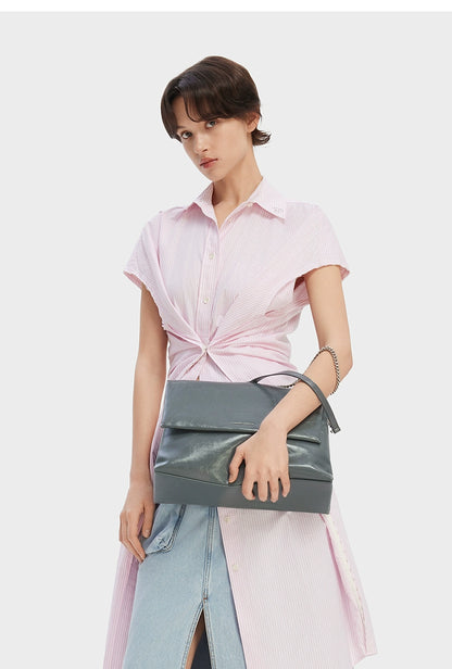 Lumière Métallique – Chain Shoulder Bag