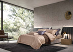 Jacquard perforierte vierteiliges Set