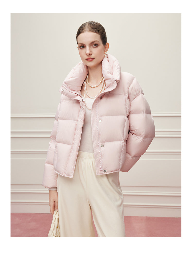 Noire Damen Winter Commuter Vielseitige Stehkragen