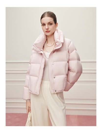 Noire Damen Winter Commuter Vielseitige Stehkragen