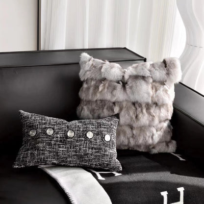 Model room pillows, light luxury, simple modern soft sofas, living room cushions, square pillows, model rooms, hotel pillows