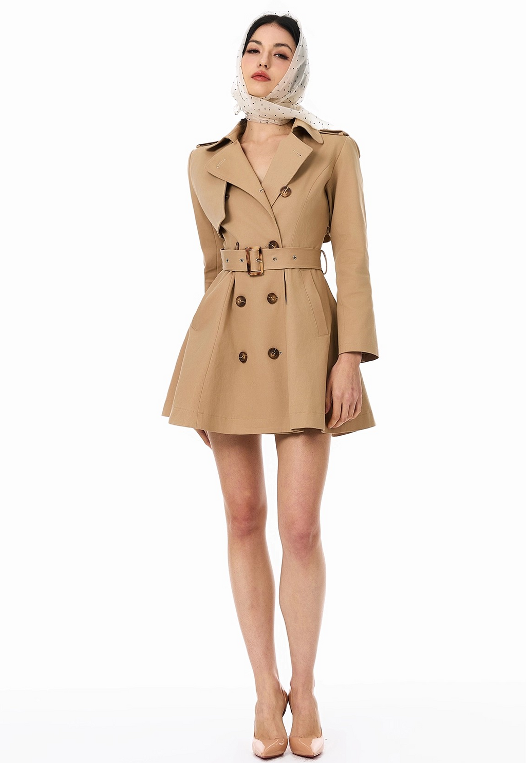British Drama Trench Coat
