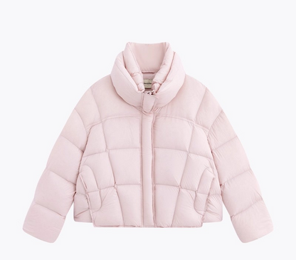 Noire Damen Winter Commuter Vielseitige Stehkragen